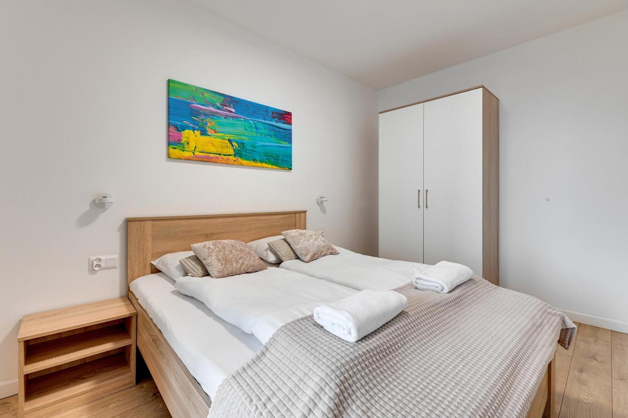 Apartament Nadmorskie Spektrum & Parking Гданск Екстериор снимка