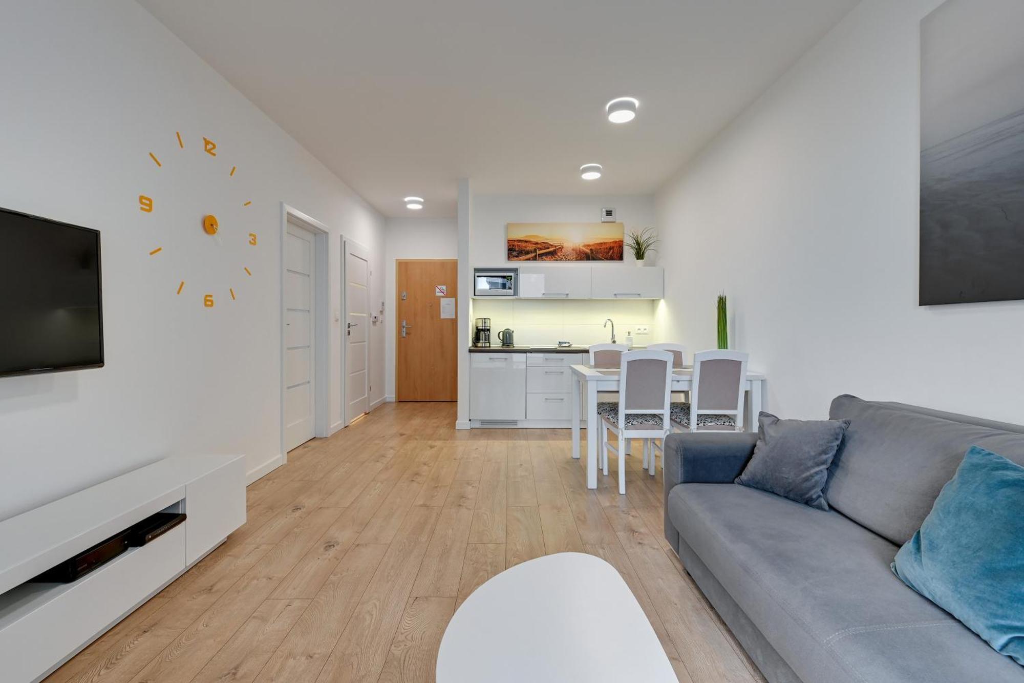 Apartament Nadmorskie Spektrum & Parking Гданск Екстериор снимка