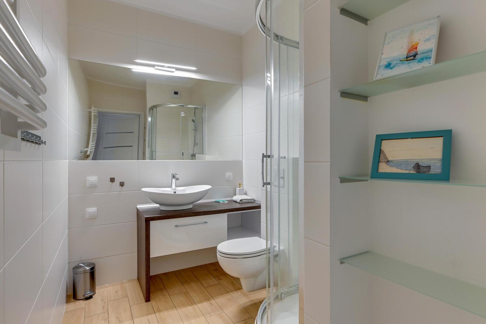 Apartament Nadmorskie Spektrum & Parking Гданск Екстериор снимка